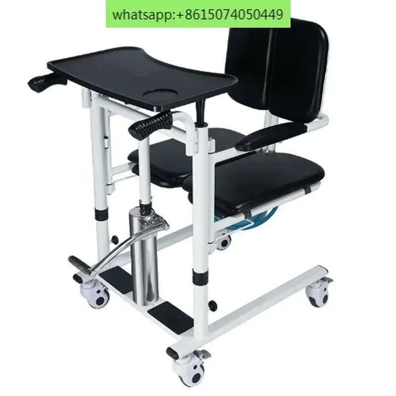 Transfer machine for elderly care, paralyzed, bedridden, and disabled patients, multifunctional hydraulic lifting transfer chair