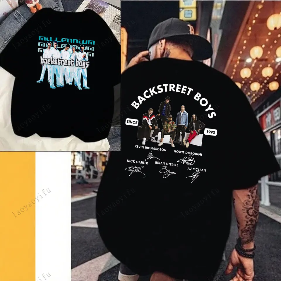 Backstreet Boys T-Shirt Unisex 90s Vintage Tee Shirt Boy Band Mens