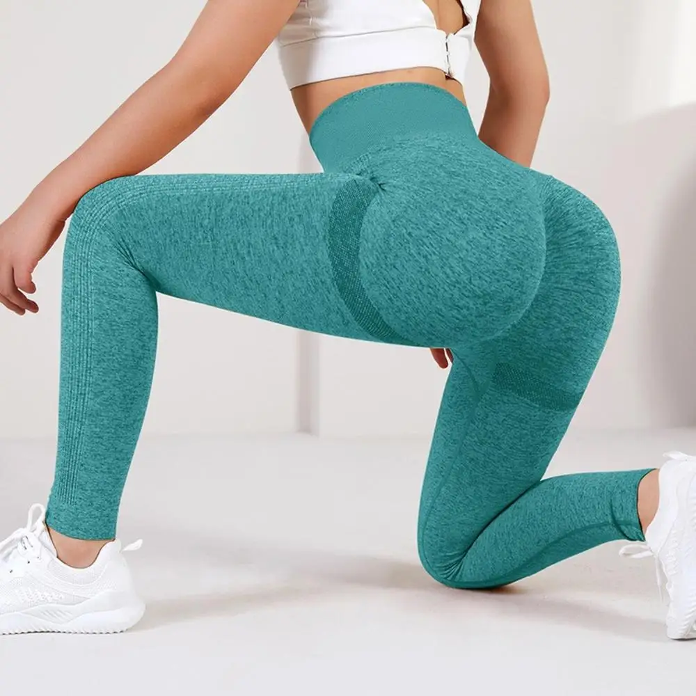 2023 High Quality Women Yoga Leggings High Waist Exercise Sports Trousers Running Fitness Gym Leggings Hip Lifting Femme Pants