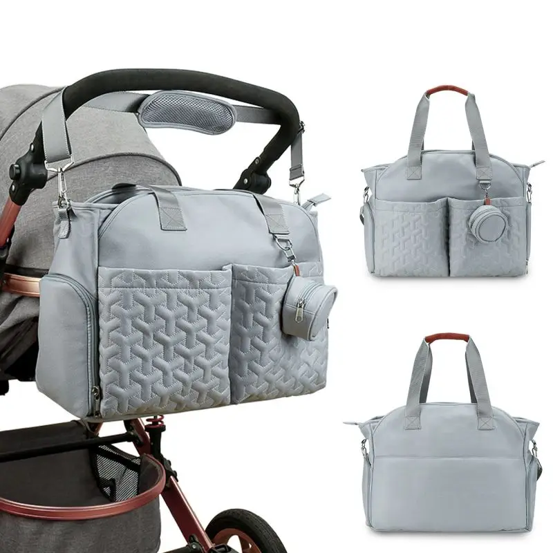 Breast pump bag, hand-held baby carrier with nipple bag, large-capacity mother and baby travel bag for mothers