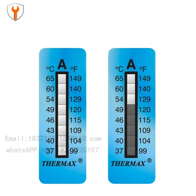 Temperature measuring paper, temperature sensing color changing sticker, sensing test paper, temperature measuring sticker