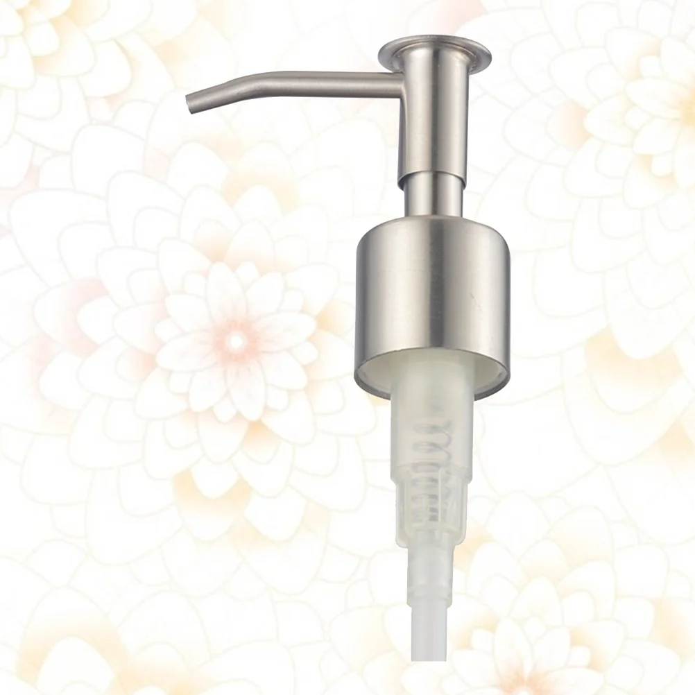 1 قطعة مضخة من الفولاذ المقاوم للصدأ رئيس موزع الصابون استبدال الصحافة رئيس ل الشامبو غسول السوائل عالية اللزوجة الحمام المطبخ