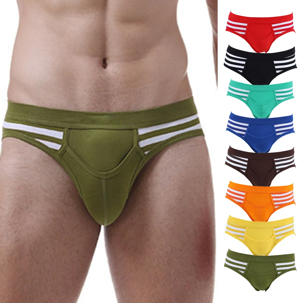 Underwear Mens Briefs Middle-Waist Plus Size Pouch Thong Sexy Shorts Underpants Accessories Bikini Comfortable