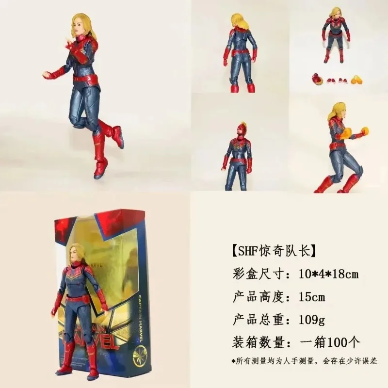 Marvel Avengers Hulk Iron Man Captain America Movable joint Action Figure Model Collection Cartoon Figurine Toys For Friend gift