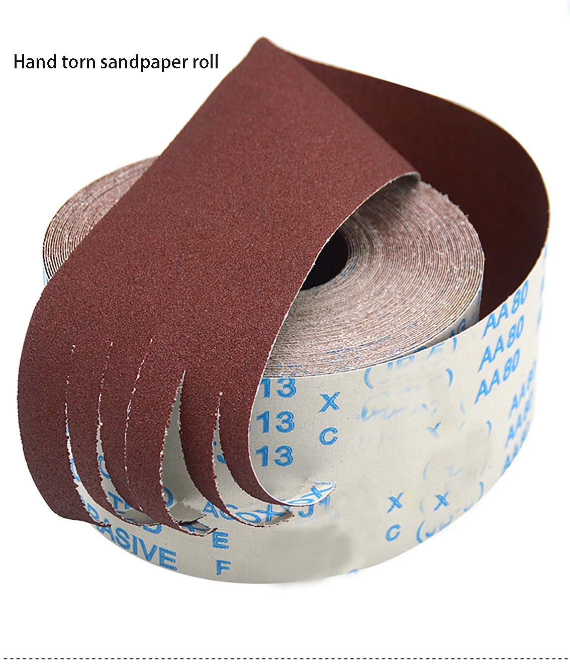 1 متر 100 مللي متر واسعة 80-600 حصى الرملي القرص اليد ممزقة الرملي القماش لفة للمعادن الزجاج النجارة أدوات الطحن #3