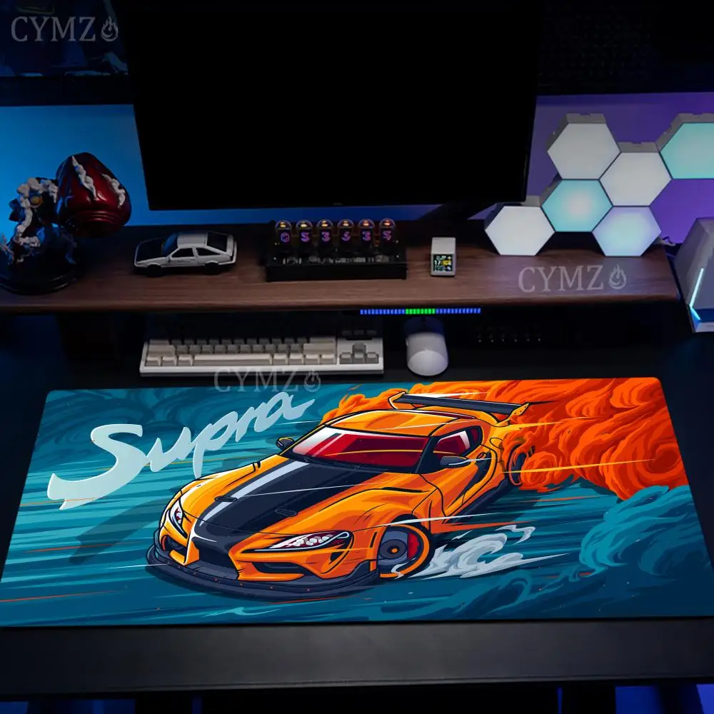 Cool sports car theme Mouse Pad Desk mat Gaming mats rubber anti-slip Durable desk accessories Keyboard desktop pads maus pad