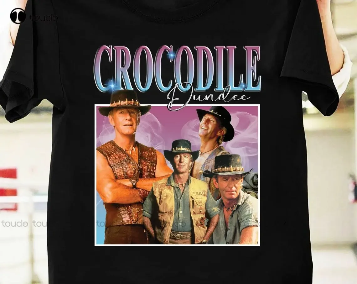 Crocodile Dundee Vintage T-Shirt Paul-Hogan Shirt  Movie Shirt 90S Movie Shirt New