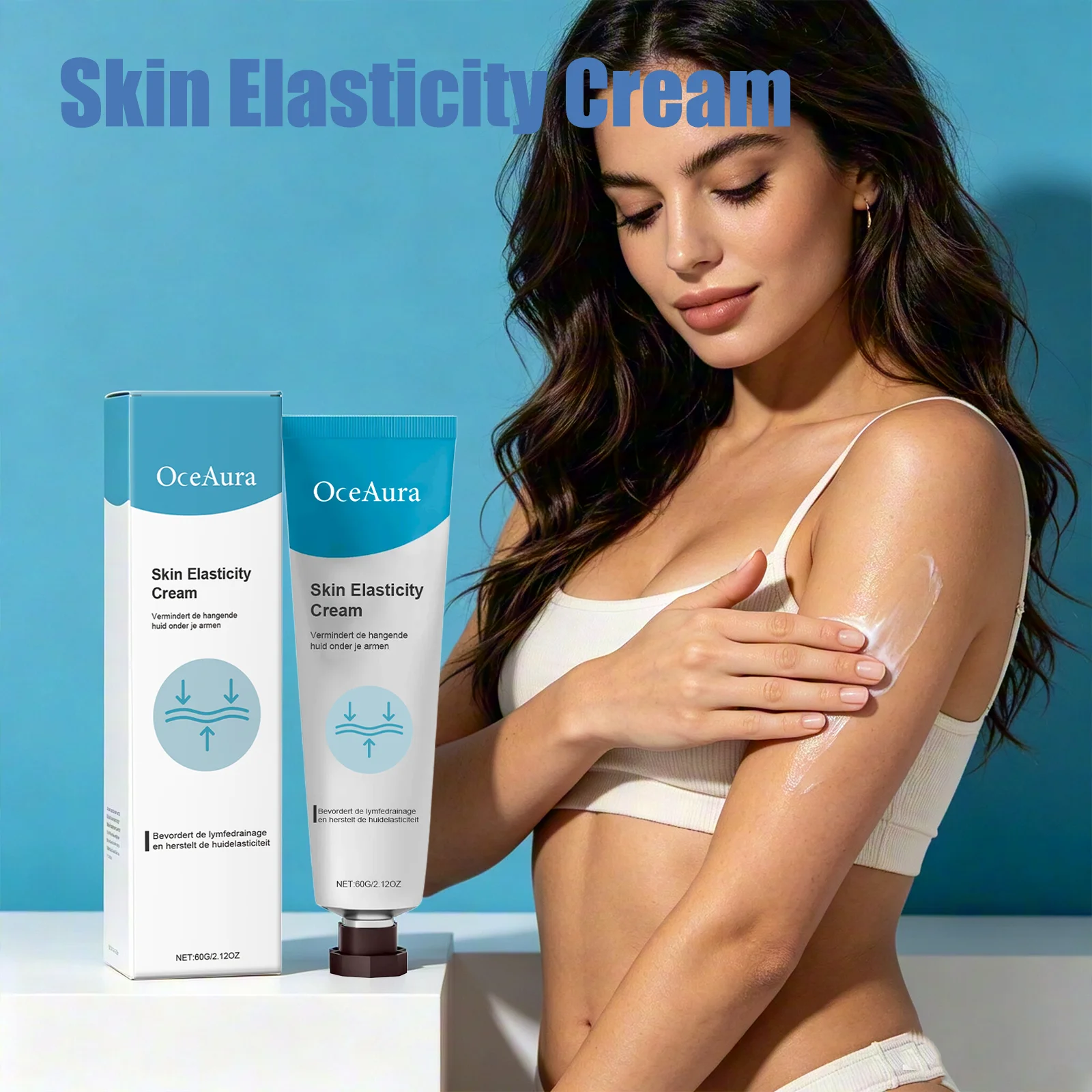 OceAura Firm Skin Elasticity Cream Nicotinamide Anti Sagging Dullness Lymphatic Drainage Contour Shaping Sculpting Body Lotion