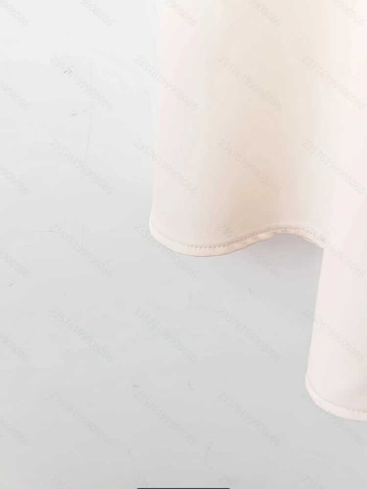 Casual elegante minimalistische stijl hoge taille A-lijn rok dames kantoor werkkleding witte uitlopende midi rok klassieke Koreaanse chique outfit