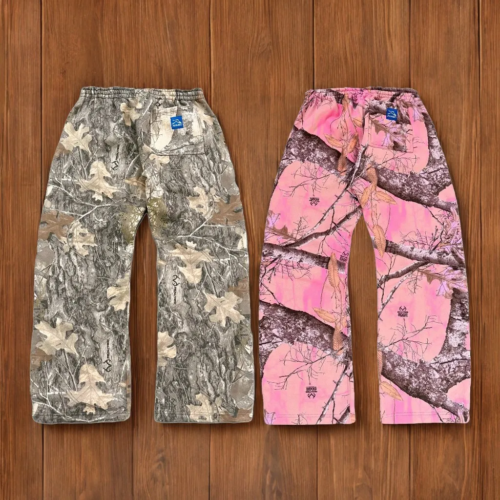 

Американские зеленые и розовые камуфляжные мужские брюки 2021, готические ретро-ветки, камуфляжная уличная одежда, свободные прямые спортивные штаны High Street Y2k