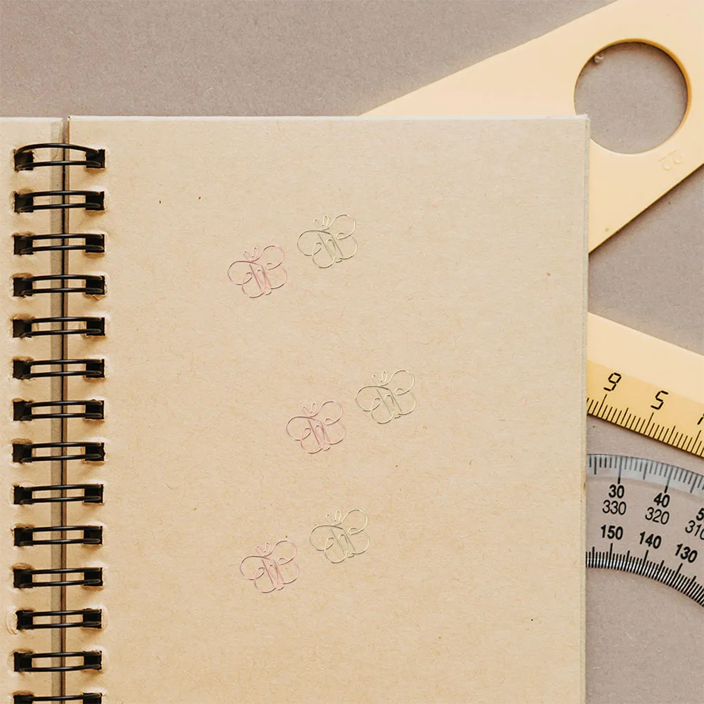 

30Pcs Decorative Butterfly Paper Clips Artistic Design for Documents Journals Travel Portable Versatile Cute Paper Clips