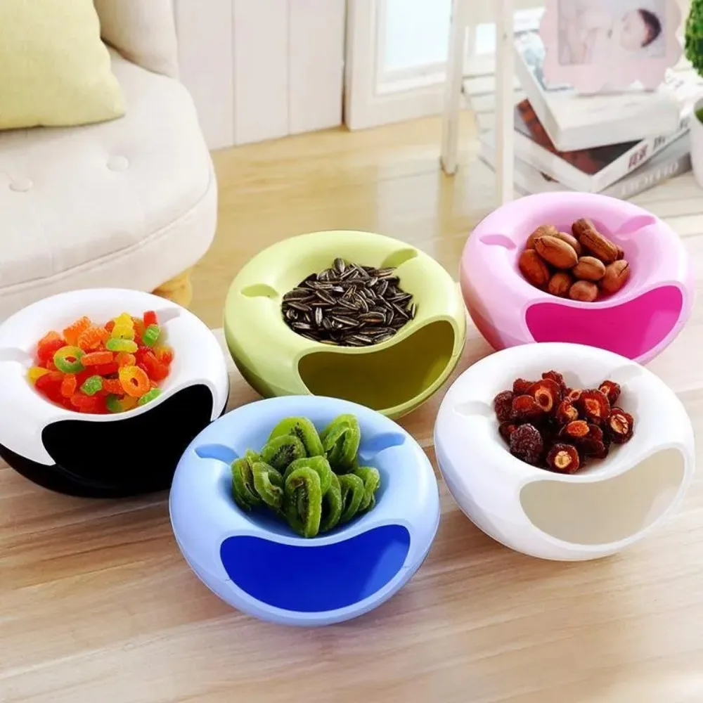 Gifts Plastic Sunflower Seeds Storage Box Multifunction Dishes Living Room Acc Snack Bowl Dry Storage Box