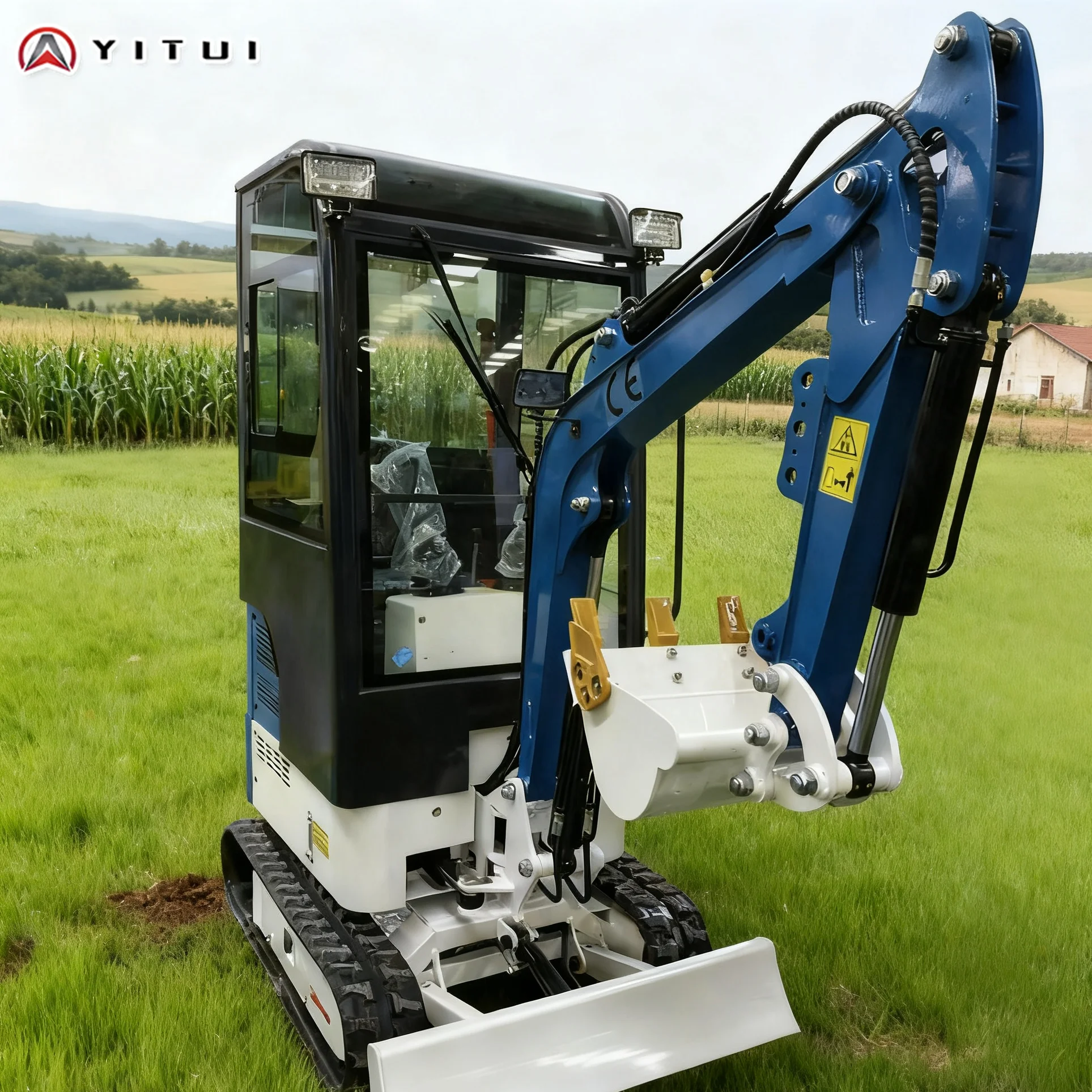 

Special Price 2 Tons Mini Excavator High Performance Big Arm Side Swing Mini Excavator Support Customized