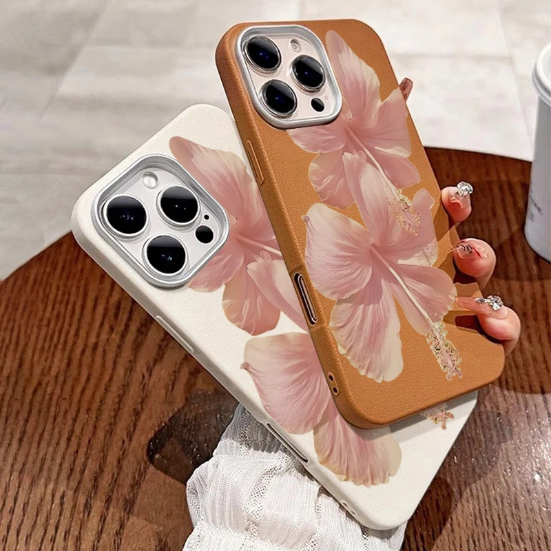 Рисунок 2 - Pink Hibiscus Flower Lichee Pattern