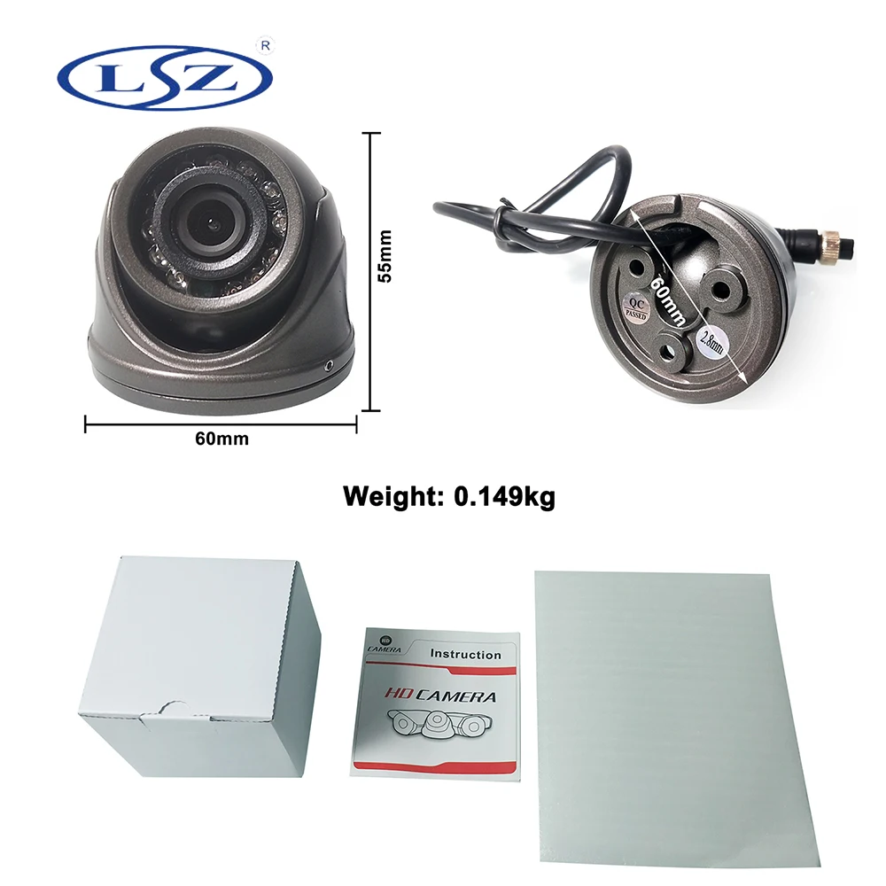 LSZ 2 Juta 1080P HD Pixel Source 1 Inci Metal Dome Camera Probe Factory Direct Sales Special Taxi Bus