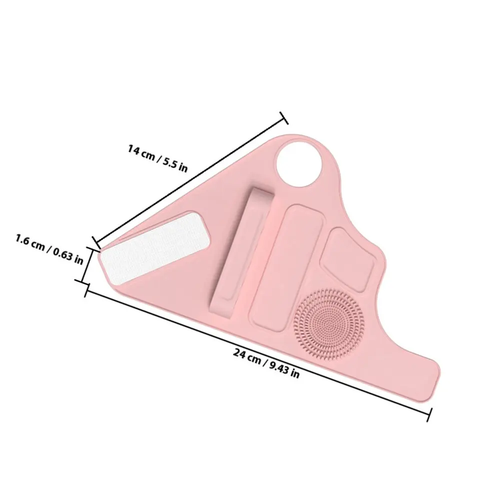 Silicone Makeup Wrist Band Set with Foundation Mixing Palette Brush Storage Tray Multifunctional Easy Skin view 5