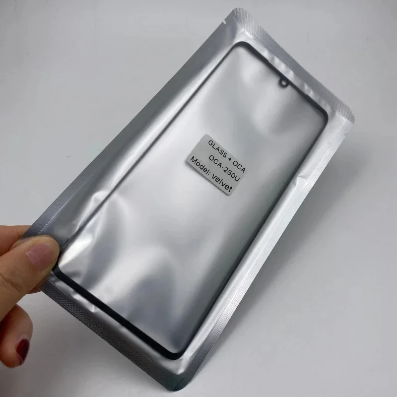 Front Glass Panel Outer Glass Lens LCD Glass Replacement+OCA for LG Velvet 5G G9 G900 LM-G900N