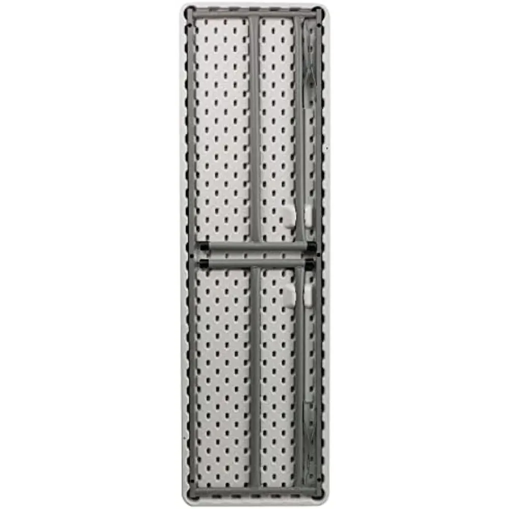 5-Foot Granite White Plastic Folding Training Table Picnic Table  Outdoor Table