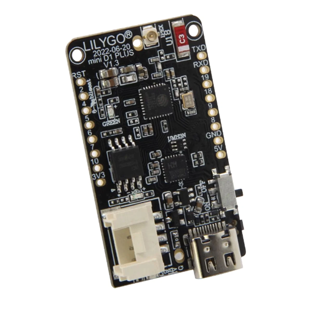Yours LILYGO TTGO T-OI Plus ESP32-C3 RISC-V MCU وحدة لاسلكية تطوير الدوائر مجلس المورد واي فاي بلوتوث B