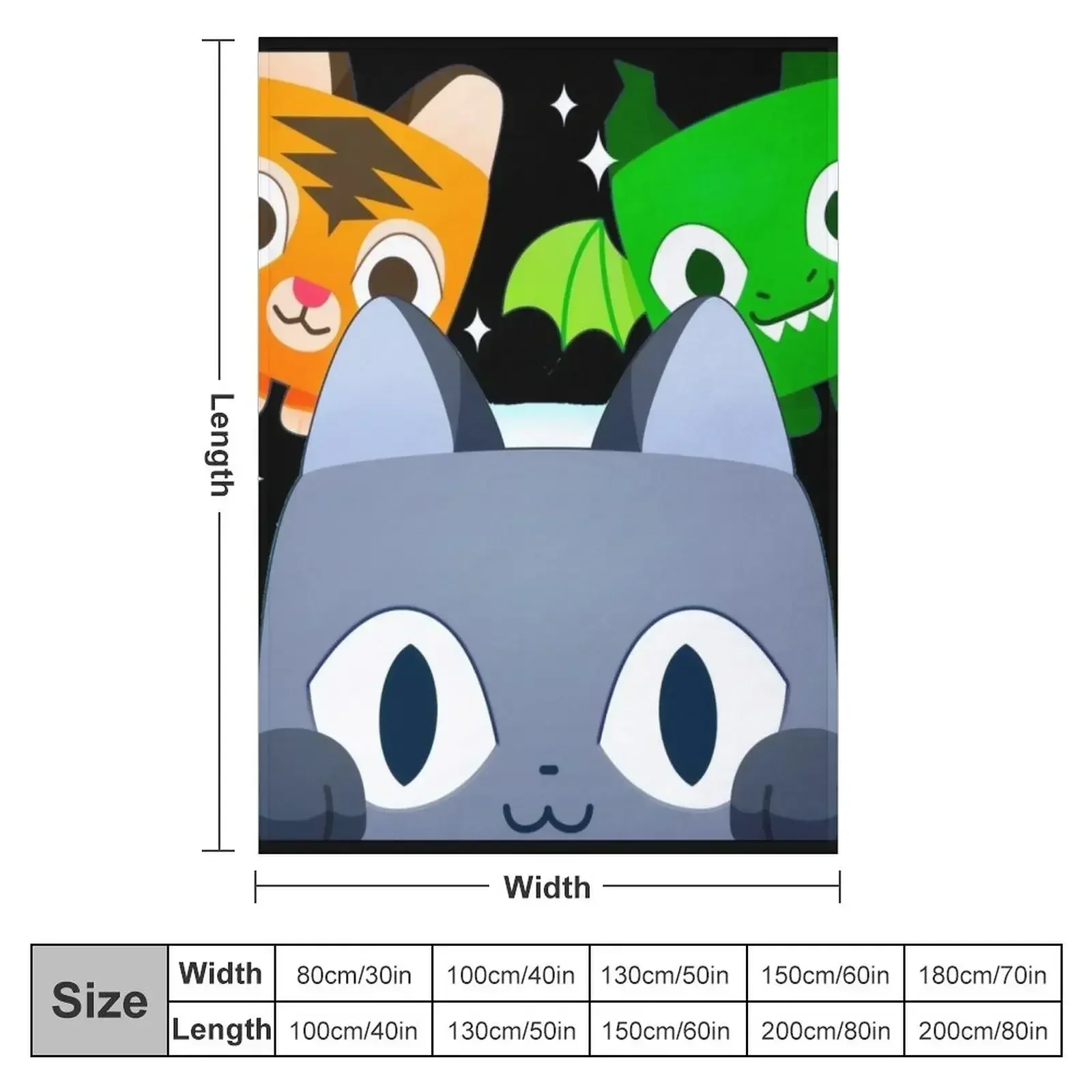 pet simulator x Throw Blanket Luxury Throw Tourist Vintage Loose Stuffeds Furry Blankets