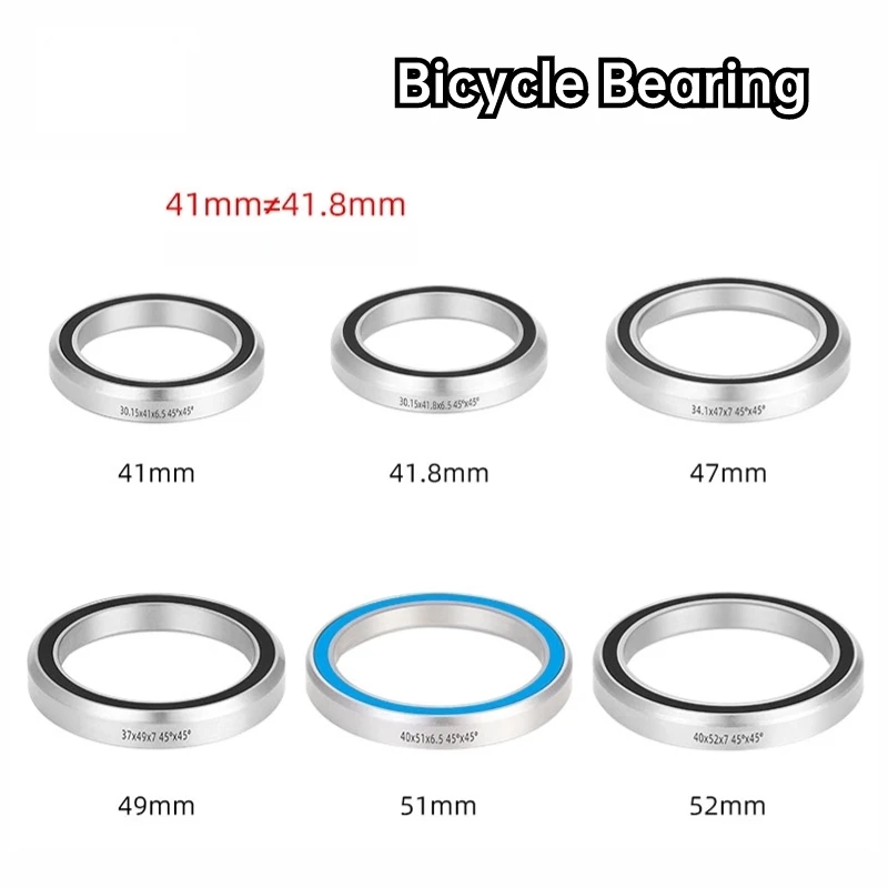 1PCS MH-P03K 30.15x41x6.5 36°x45° Bicycle Front Folding Bearing Center Shaft Bicycle Bowl Group Bearing Perin Repair Parts