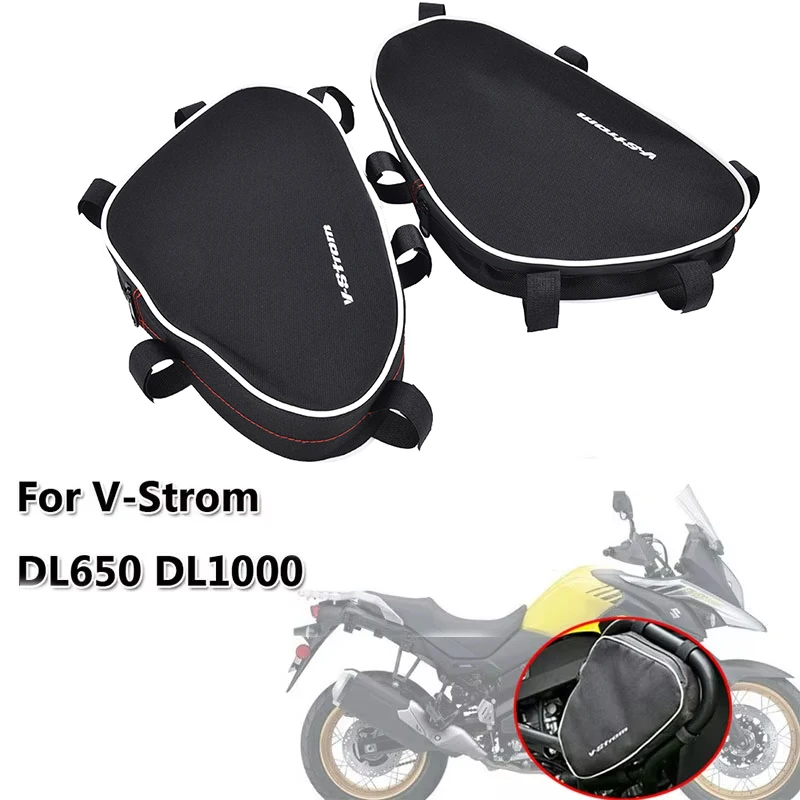 For Suzuki V-Strom DL650 DL1000 For Kappa Motorcycle Frame Crash Bars Waterproof Bag Repair Tool Placement Bag