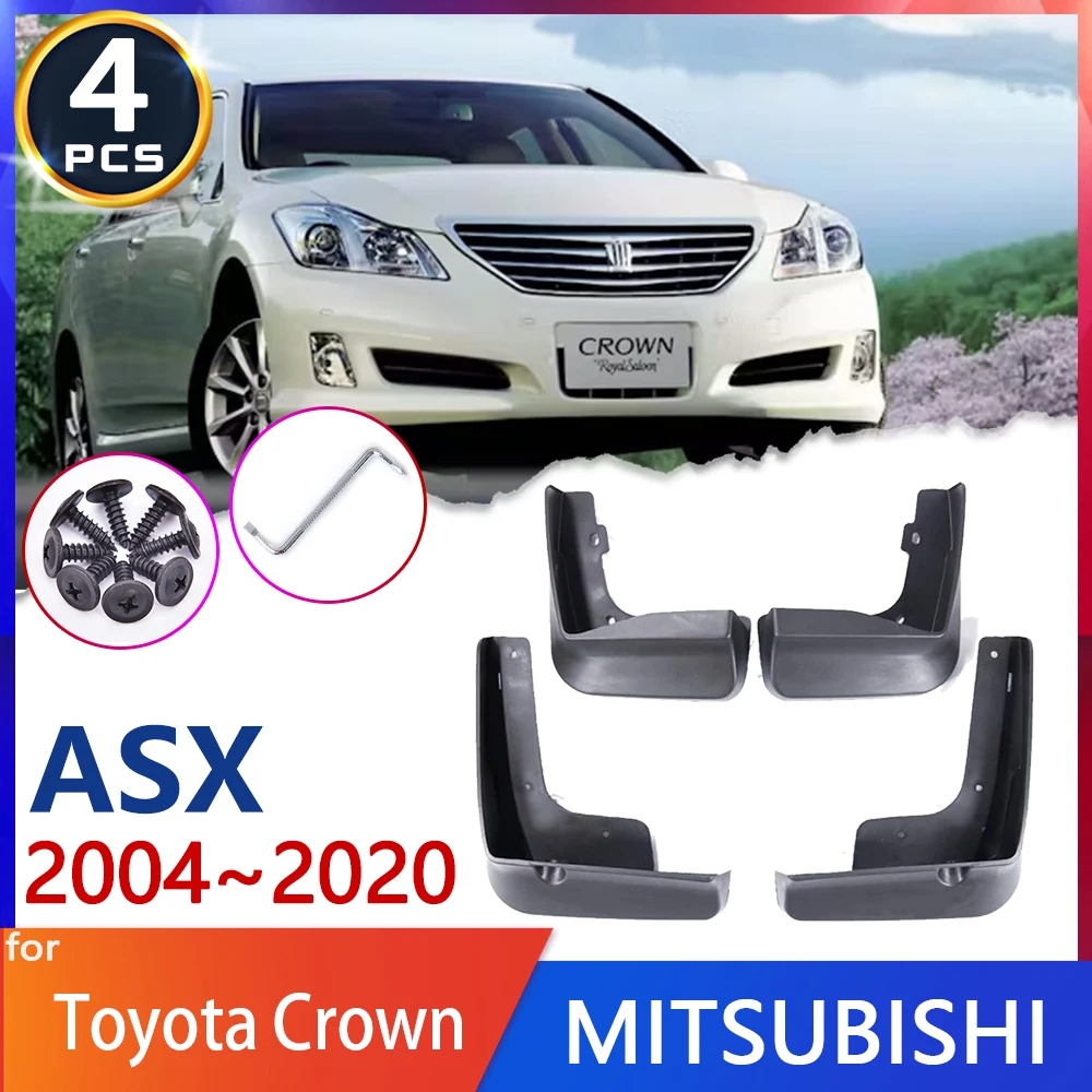 

For Toyota Crown S180 S200 S210 MK12 MK13 MK14 2004~2020 Tire Fender Mud Flap Car Mudflaps Splash Guards Accessories Stickers