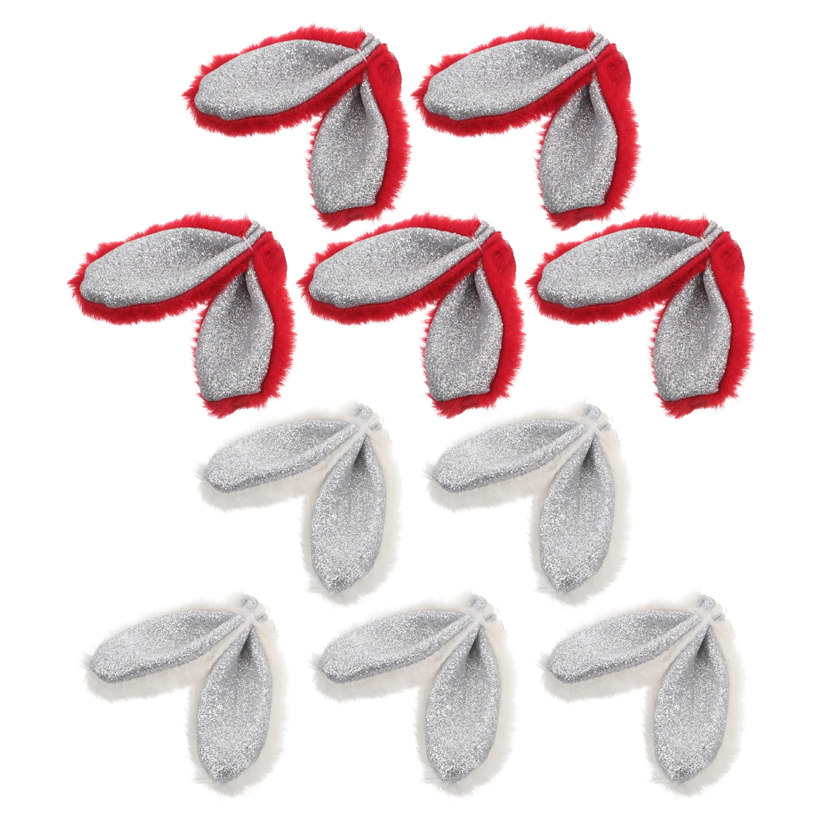 

10pcs Rabbit Ears Headband DIY Crafts Supplies Cute Bunny Accessories Hairband Making Costume Materials Handbag Decorations