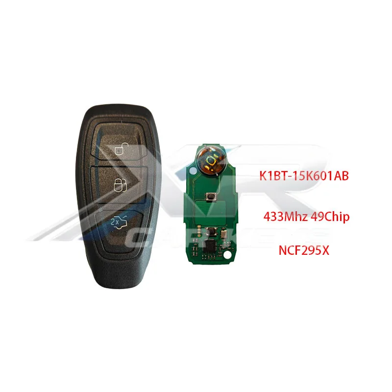 KR55WK48801 KR5876268 K1BT-15K601AB Smart Remote Car Key For Ford Kuga Fiesta Focus Grand C-Max 433Mhz 4D83 ID49 Keyless Go - view 5