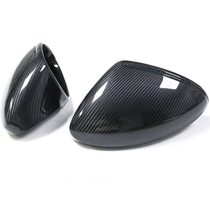 

For Porsche 718 982 Dry Carbon Fiber Replacement Mirror Housing, Cover Mirror Housing Left and Right Driving
