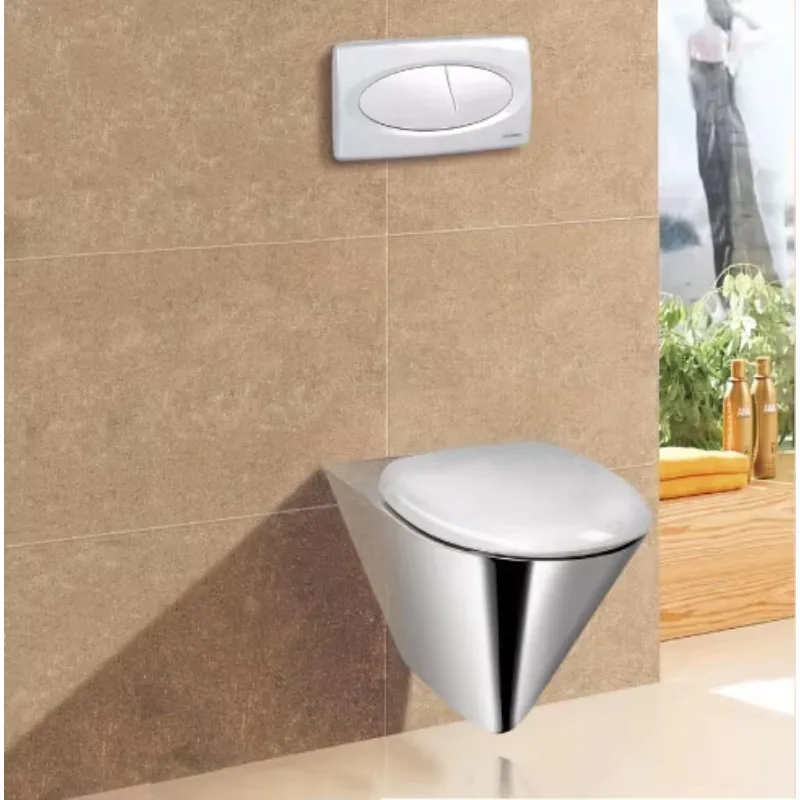 Wall Hung Prison Stainless Steel WC Toilet