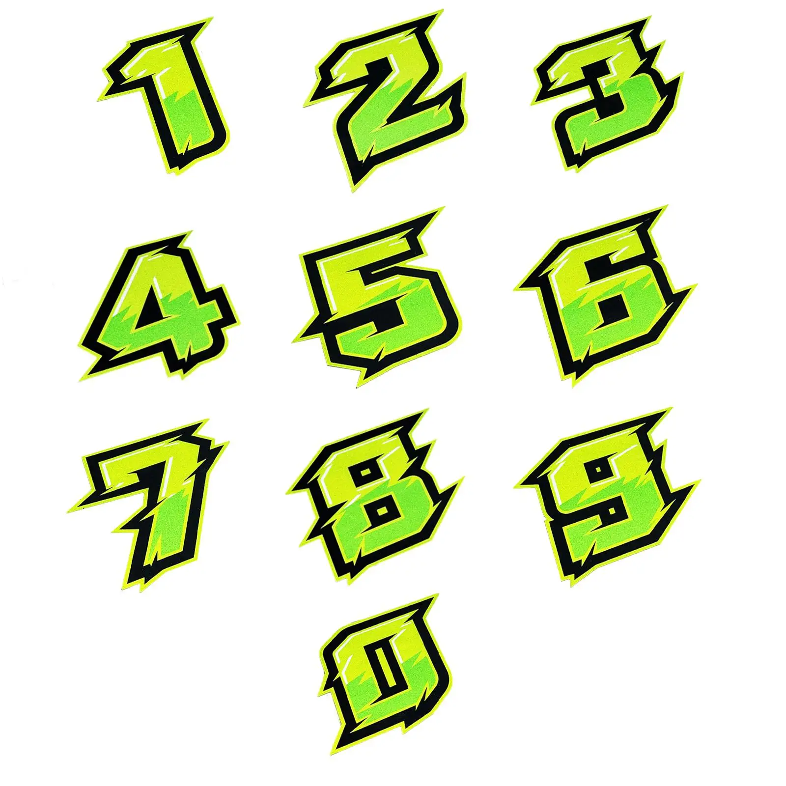 

Универсальная наклейка на мотоцикл, светоотражающая наклейка, украшение для автомобиля