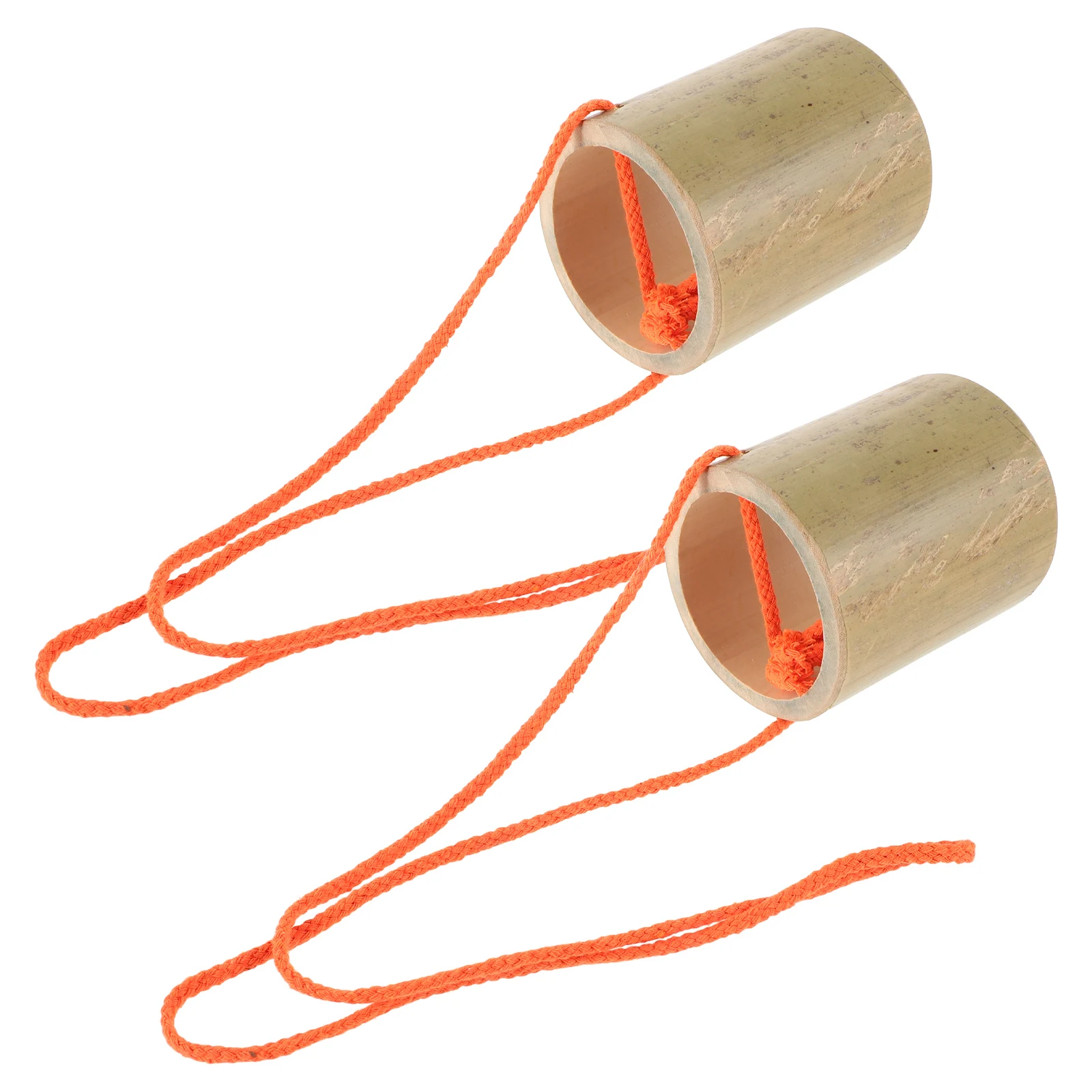 Trampas de bambú para niños, juguetes de equilibrio, cubo para caminar, educativo, interactivo, para padres e hijos, 2 uds.