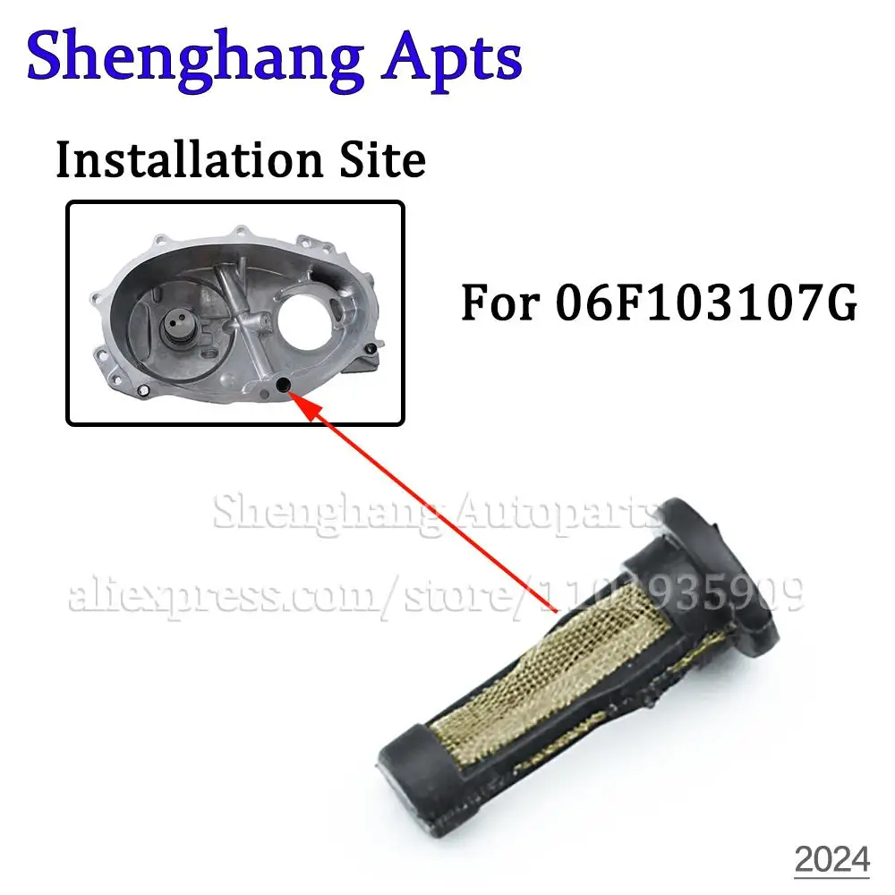 Element filtrujący obudowy łańcucha rozrządu do 06F103107G 06F 103 107 G do Audi A1 A3 A4 A6 TT VW Jetta GTI Passat Golf R 2.0L