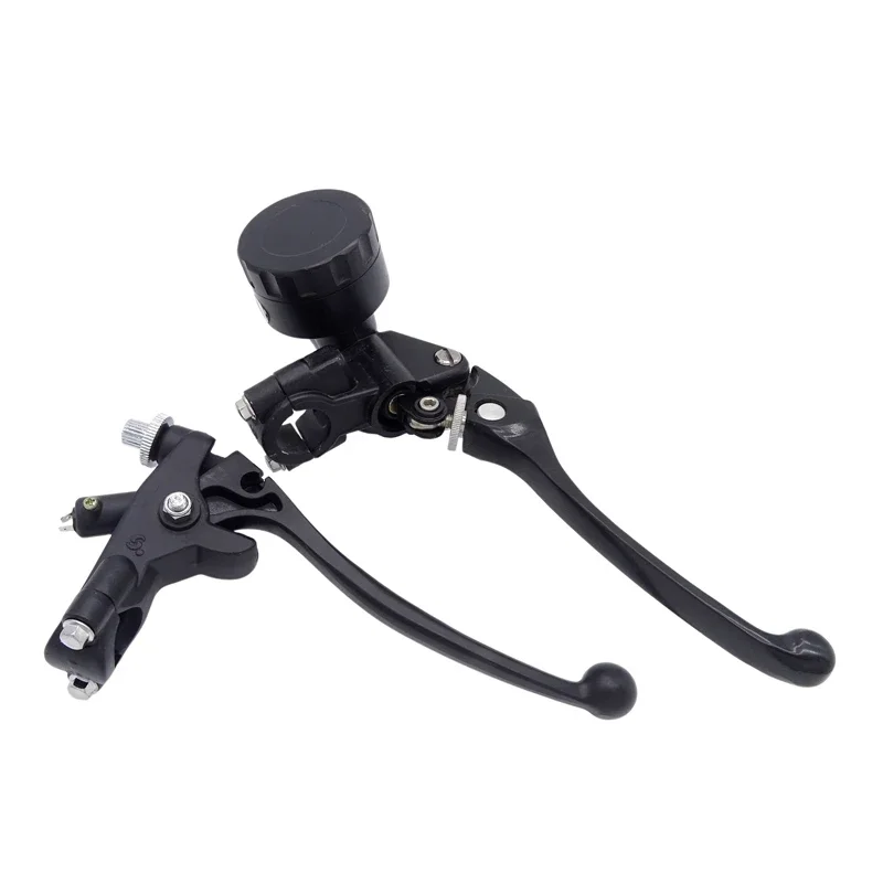 

1 Pair Universal 7/8" 22MM Motorcycle Hydraulic Brake Master Cylinder Reservoir Clutch Lever for Suzuki Honda Yamaha Kawasaki