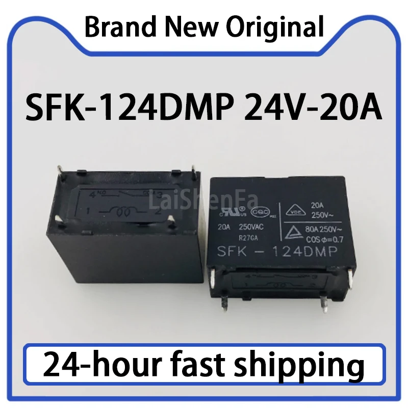 

5PCS SFK-124DMP 24V-20A Air Conditioning Water Heater Relay Original Stock