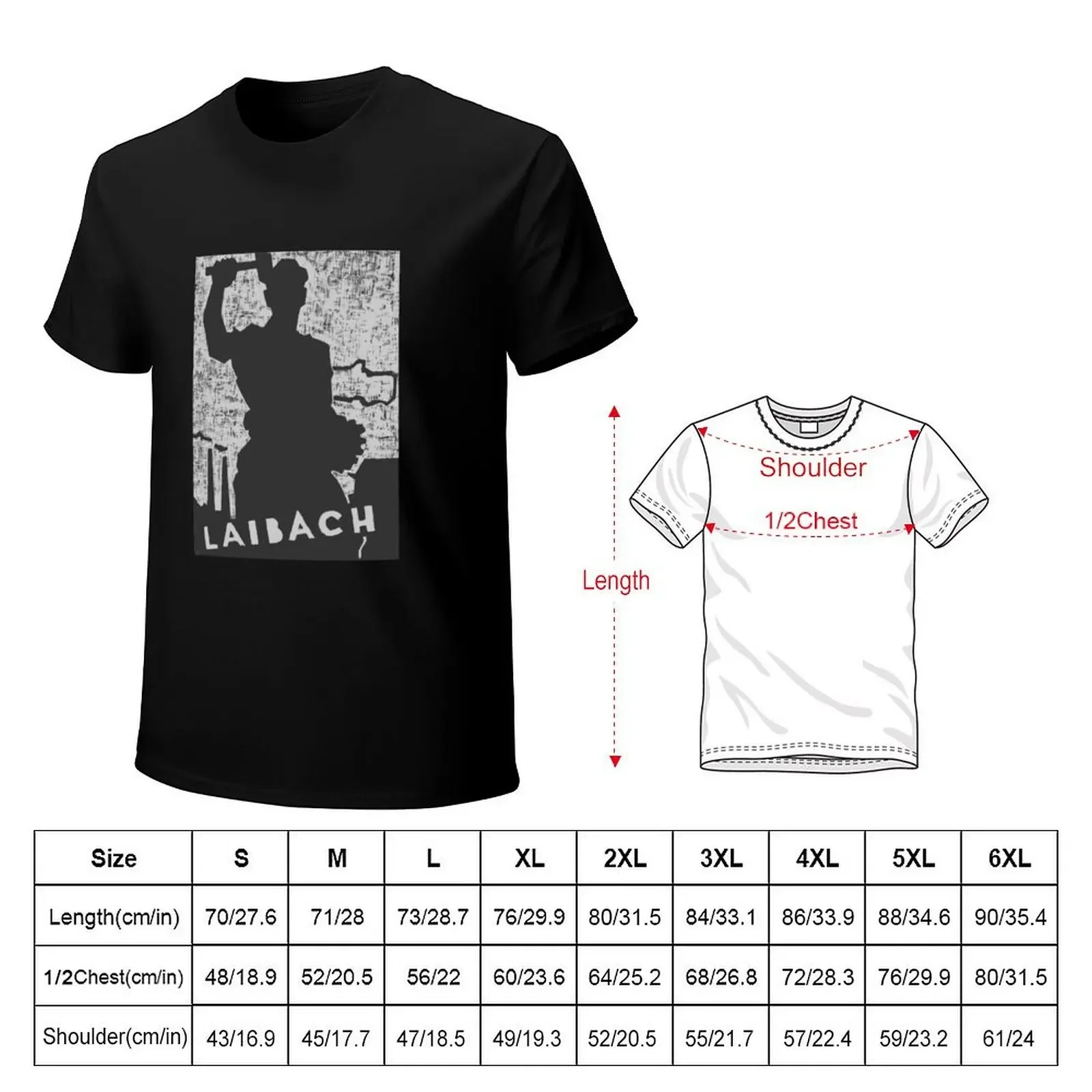 Laibach Kunst Thrower Ljubljana T-Shirt heavyweights customizeds tshirts for men