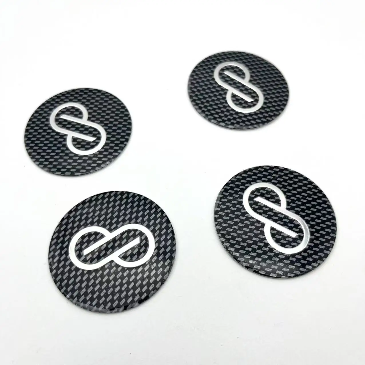 

4PCS 45mm Car Wheel Center Cap Emblem Sticker For ENKEI Racing Hub Cap Aluminium Sticker
