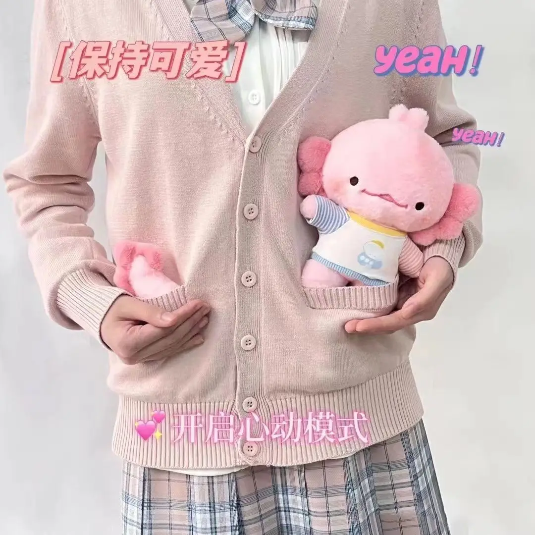 20 cm dinosaurios rosados bestia monstruo Yokai Liudun peluche solo cuerpo muñeca