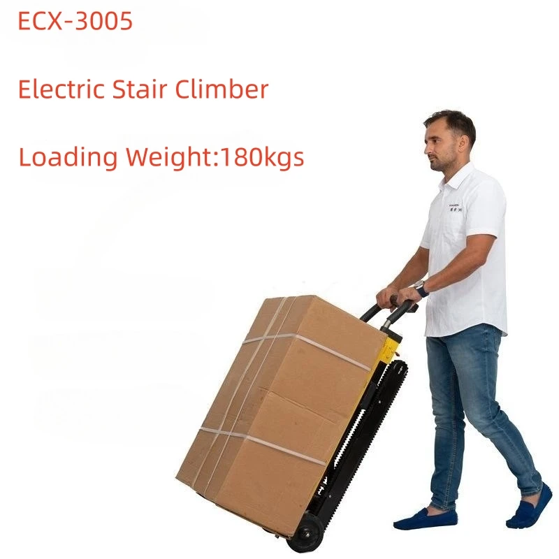 Heavy-Duty Electric Stair Climbing Trolley | Motorized Stair Lift Hand Truck for Warehouse, Logistics & Industrial Transport