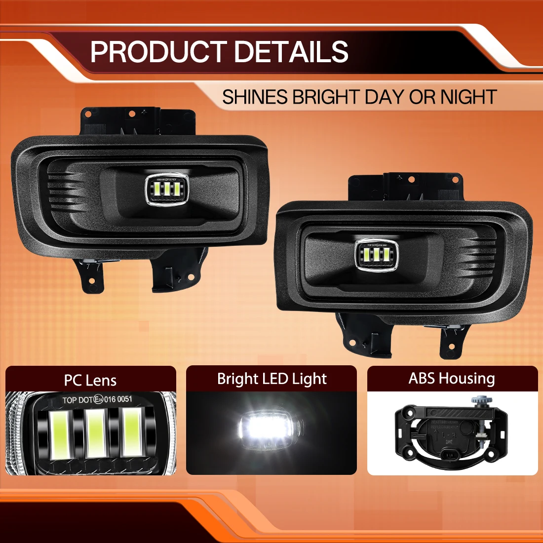 LED Fog Lamp Set For Ford F-15 - Car Accessories Xl review and price