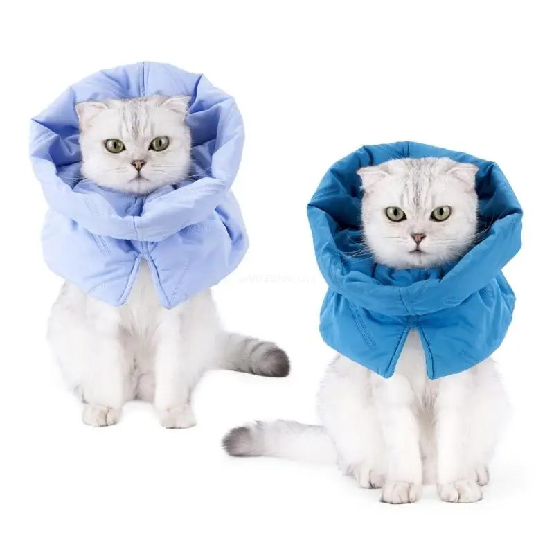 Adjustable Recovery Collar Promote Healing and Comfort for Cats in Post-Surgery Dropship
