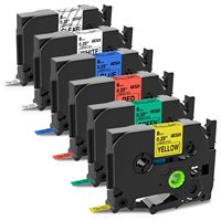 Label Tape 6-24mm Compatible for Brother tze-Label Tape tze231 for Ptouch Label Printer PTH110 H107 P710BT H105 D600 Label Maker