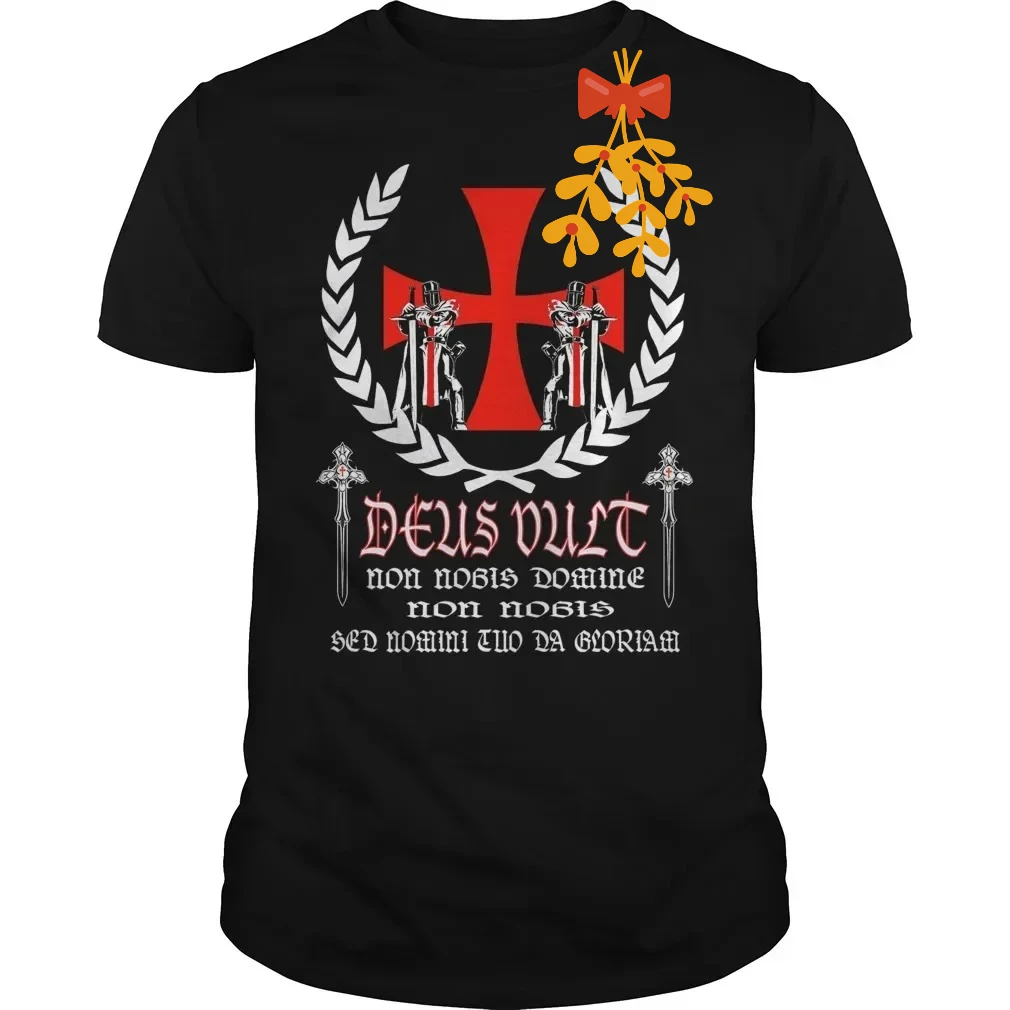 Knights Templar Crusader Badge T-Shirt 100% Cotton O-Neck Summer Short Sleeve Casual Mens T-shirt Size S-3XL