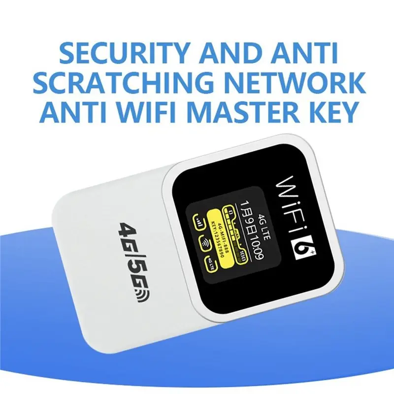 ABZW Pocket Wifi Router 4G LTE Mobile Hotspot 300Mbps With SIM Card Slot For American Version Works In North/South America& Cari