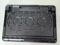 One Portable Notebook Laptop Cooling Pad with Heat Sink, Featuring Two Large Silent Fans, a Metal Panel, USB Power Supply, LED B - Image 3