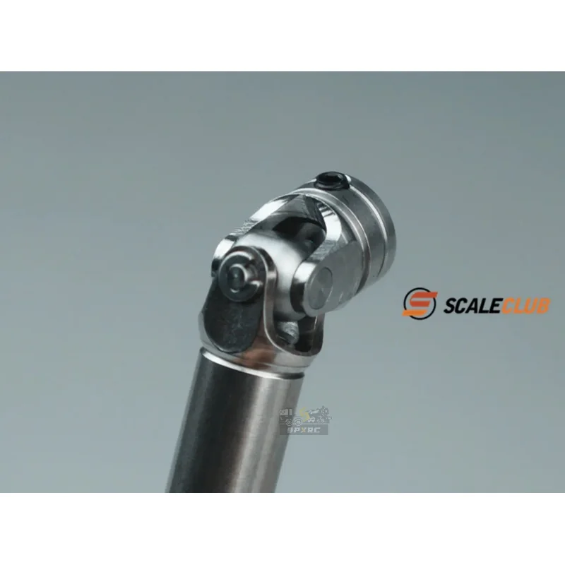 Scaleclub Stainless Steel Drive Shaft CVD Universal Joint Inner Diameter 5MM Truck Climbing Car For Tamiya  Scania 770S MAN Benz