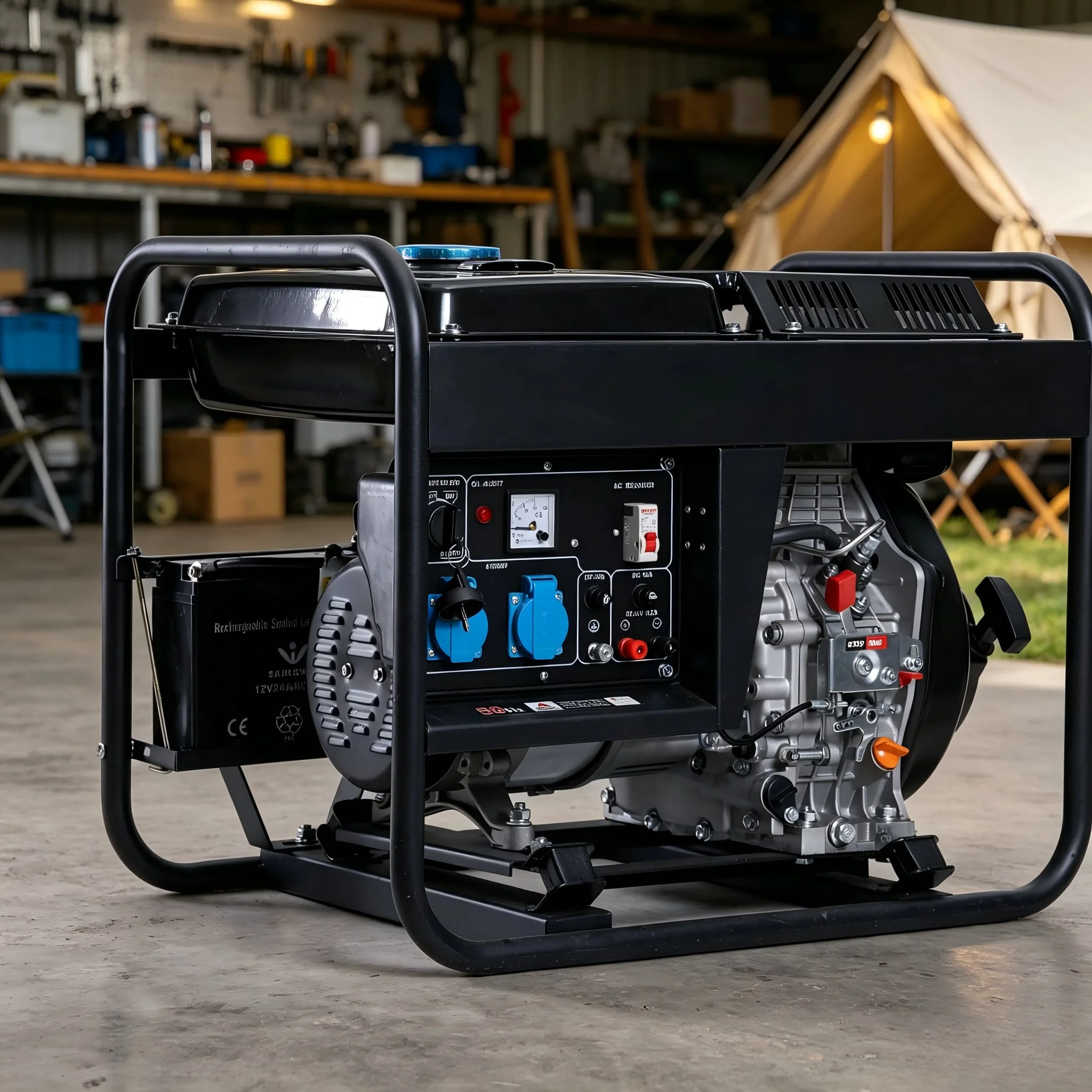 

3kw 5kw 6kw 7.5kw 9.5kw Petrol Generator 50HZ 60HZ 110V 220V 380V inverter generators Home Use Electric start CE EPA Certified