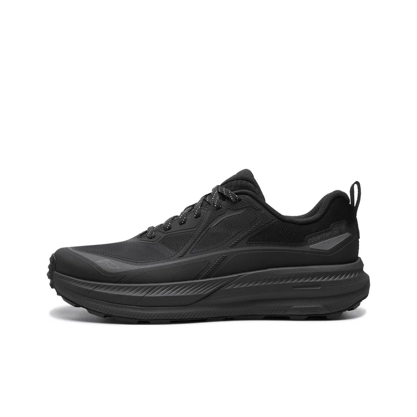 Li Ning Outdoor CF Tracing, Inter Industry Low top Mountaineering Hiking Shoes Men's Night Black AHTW011-4