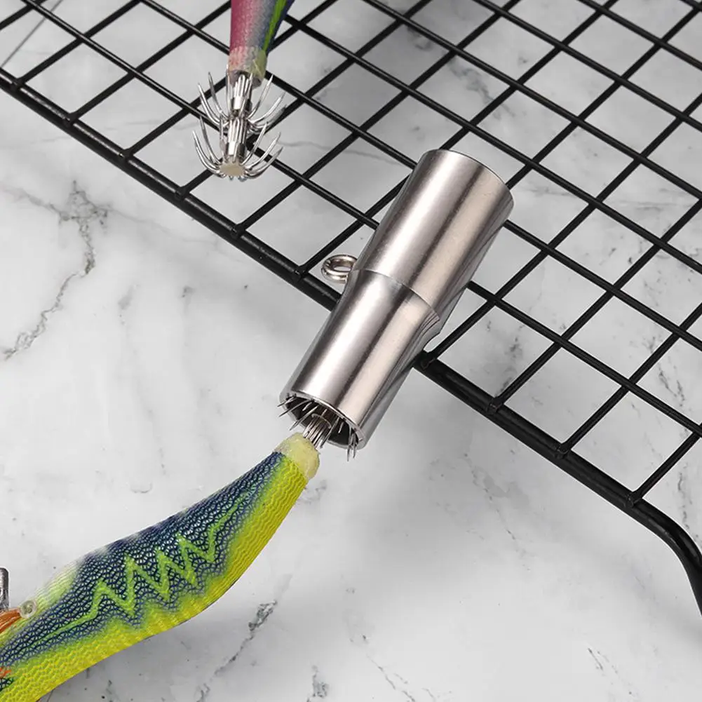 

Рыболовная приманка для восстановления джиг-приманки из нержавеющей стали, инструменты для ремонта рыболовных приманок, портативный крючок для рыбалки, крючок для приманки кальмара